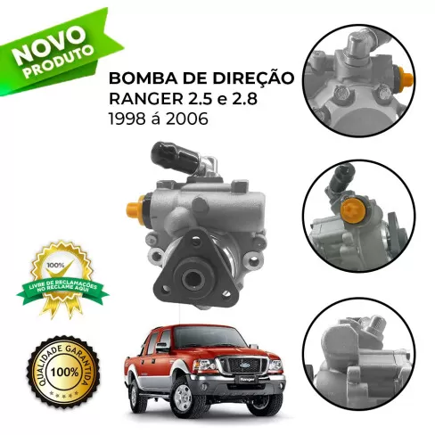 BOMBA DE DIREÇÃO HIDRAULICA RANGER 2.5 1998 Á 2006